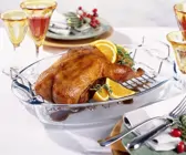 Glasierte Orangen-Ente mit Kräutern