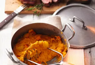 Kürbis-Kartoffel-Stampf
