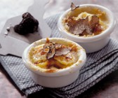 Kartoffelgratin mit schwarzem Trüffel