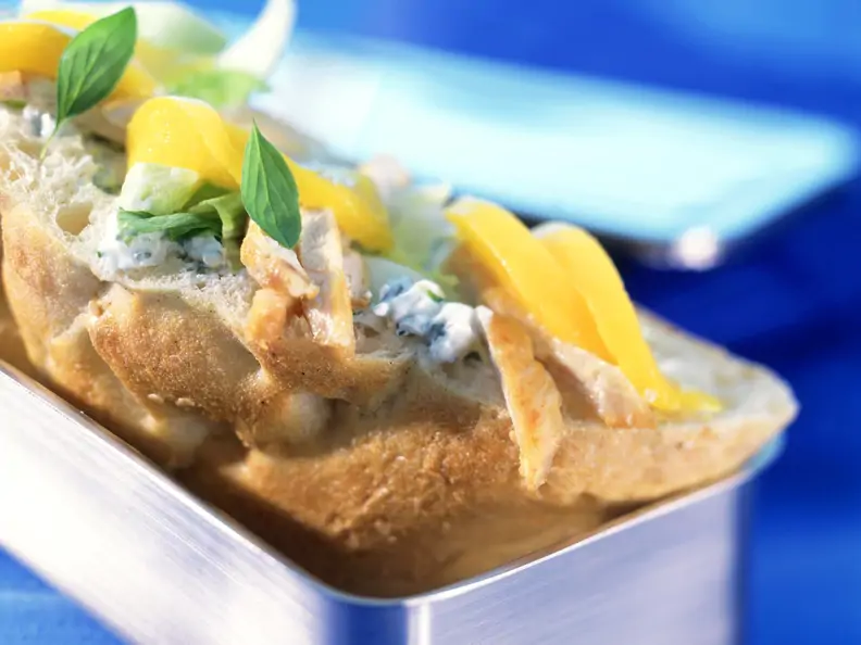 Brottaschen mit Hähnchenbrust