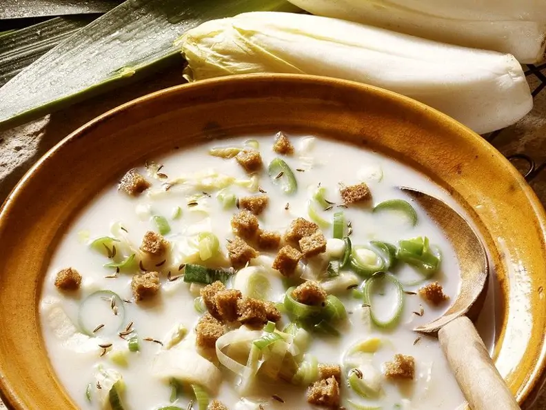 Chicorée-Poree-Suppe