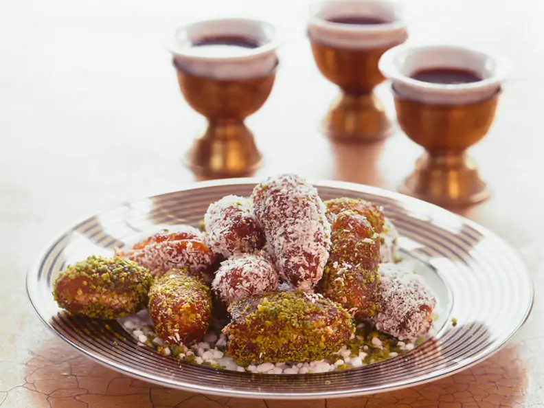 Gefüllte Datteln orientalisch