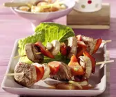 Filetspieße vom Grill mit asiatischer Ananassauce