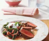 Lammfilet mit grünen Bohnen