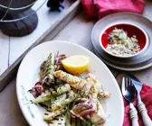 Tintenfisch vom Grill