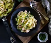 Lachs-Nudeln