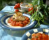 Red Snapper mit Tomatensauce