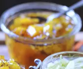 Orangenmarmelade mit Kürbis