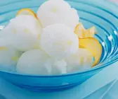 Zitronensorbet