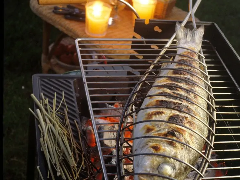 Gegrillter Barsch