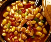 Bohneneintopf mit Schweinefleisch
