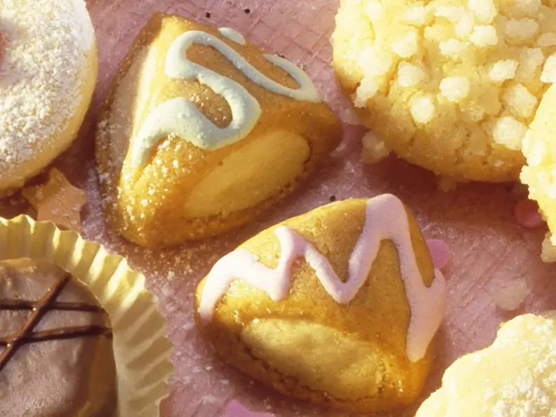 Gefüllte Marzipanplätzchen 