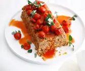Hackbraten mit Tomaten