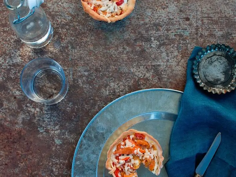 Mini-Quiche mit Paprika