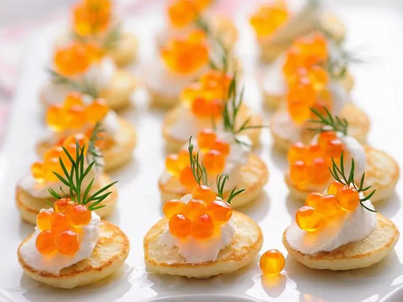 Kaviar-Blinis