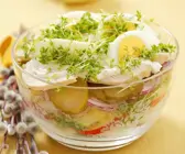 Kartoffelsalat mit Pute