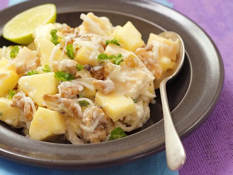 Selleriesalat mit Ananas