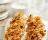 Pikanter Hefezopf mit Hackfleisch