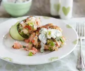 Lachsbratlinge mit Sauce