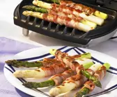 Spargel mit Speck vom Grill