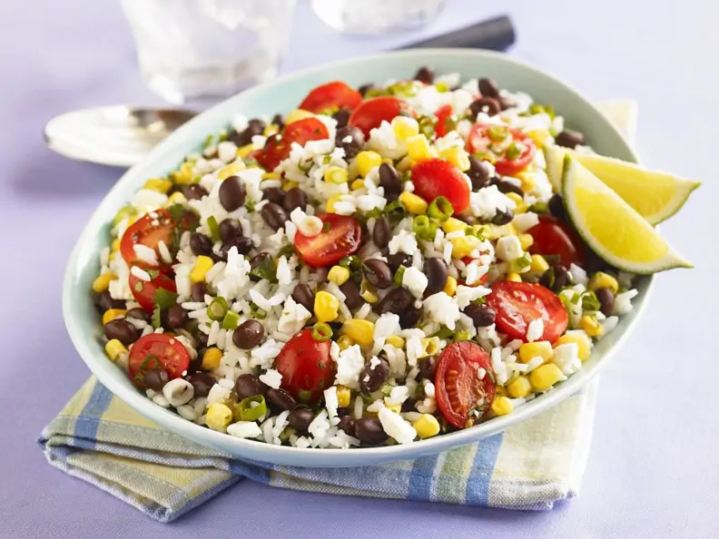 Mexikanischer Reissalat vegan