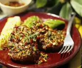 Rindersteak mit Sauce