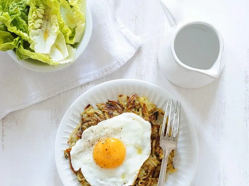 Kartoffelrösti mit Ei