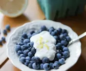 Joghurt mit Blaubeeren