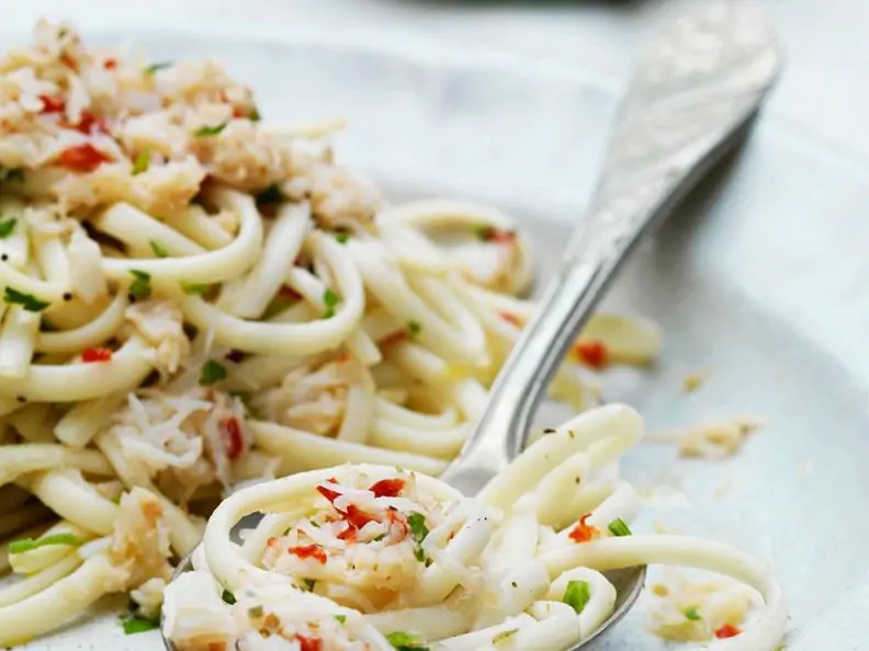 Scharfe Krebspasta