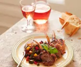 Lammchops mit Gemüse