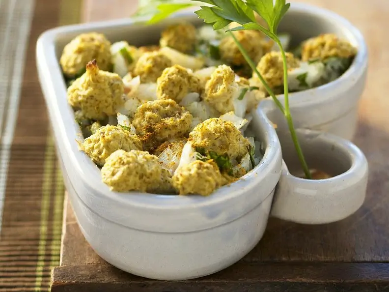Fischgratin mit Broccoli
