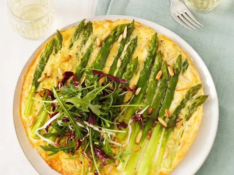 Omelette vom Spargel