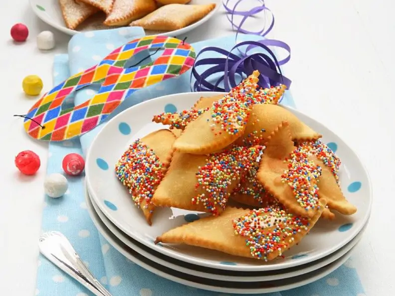 Italienisches Gebäck zu Fasching (Chiacchere)