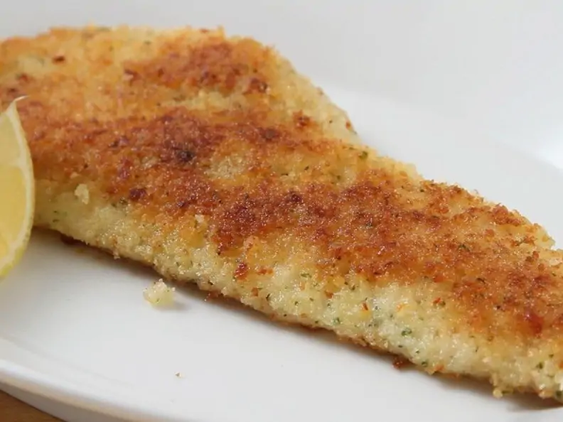 Schellfischfilet paniert