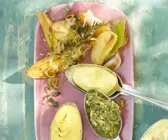 Kartoffeln mit Olivendip