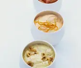 Hollanddaise mit Nüssen, Paprika und Orangen
