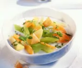 Bleichselleriesuppe mit Croutons