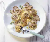 Gefüllte Kartoffelnudeln mit Steinpilzen