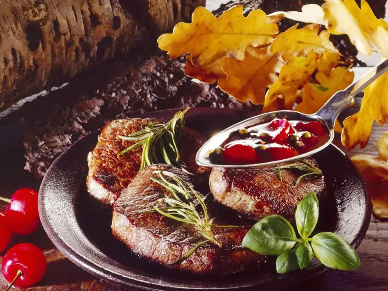 Medaillons vom Hirsch