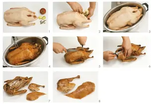 Selbstgemachter Gänsebraten