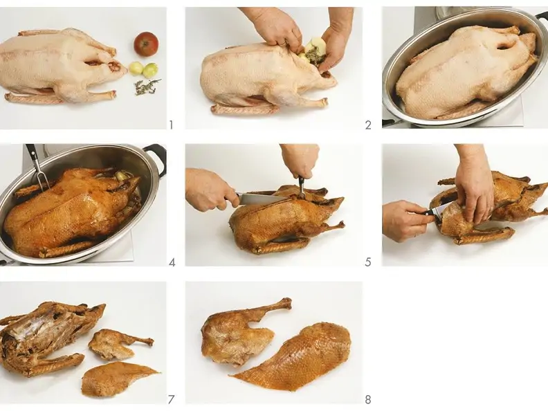 Selbstgemachter Gänsebraten
