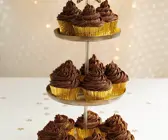 Weihnachtliche Schoko-Cupcakes