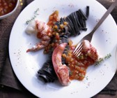 Hummer mit schwarzen Nudeln für den Thermomix®