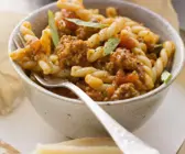 Nudeln mit Hackfleischsauce