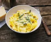 Bandnudeln mit Wildspargel
