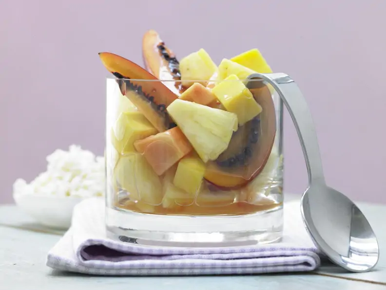 Exotischer Obstsalat