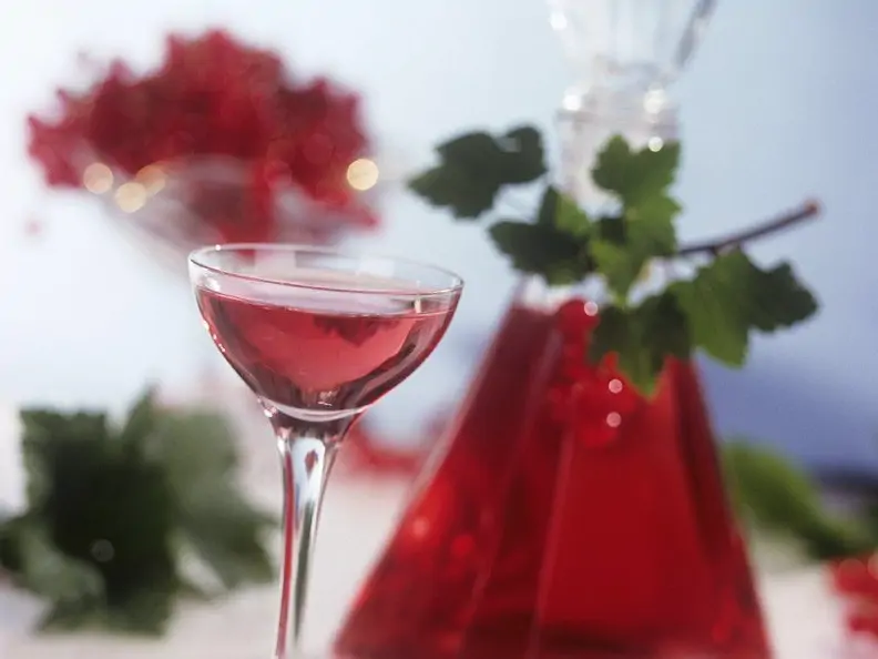 Roter Johannisbeerlikör