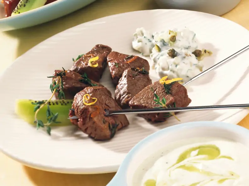 Roastbeef-Fondue