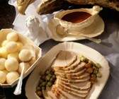 Kalbsbraten mit Stachelbeeren