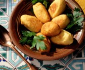 Kartoffel-Stockfisch-Kroketten